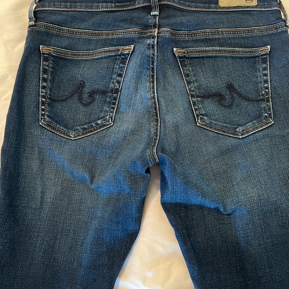 AG The Stevie Crop Slim Straight Crop Jeans Size 27